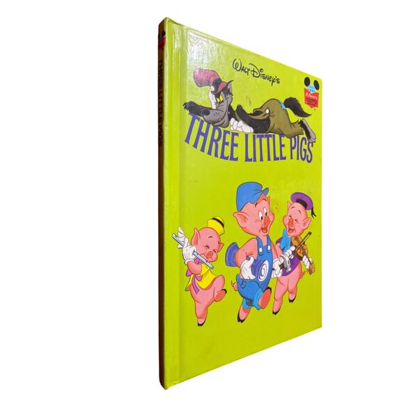 Walt Disney's Three Little Pigs World of Reading Hardcover Book - Picture 3 of 10